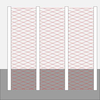 Maskinflet hegn Maskinflet hegn